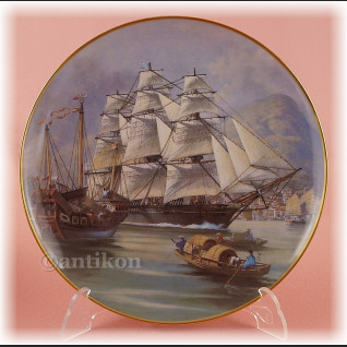 Żaglowce Franklin Mint talerze kolekcjonerskie 12 sztuk