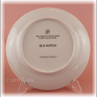 Żaglowce Franklin Mint talerze kolekcjonerskie 12 sztuk