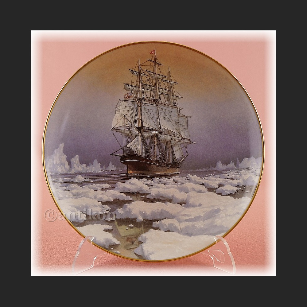 Żaglowce Franklin Mint talerze kolekcjonerskie 12 sztuk