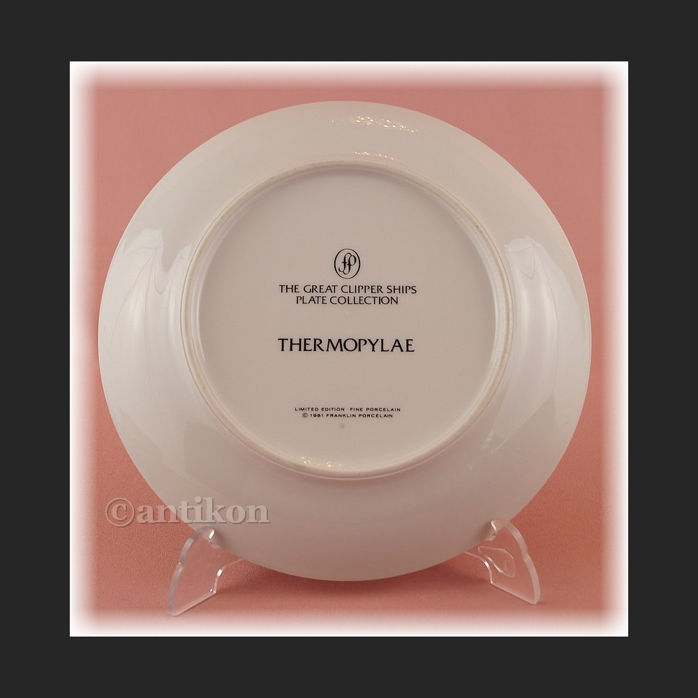 Żaglowce Franklin Mint talerze kolekcjonerskie 12 sztuk