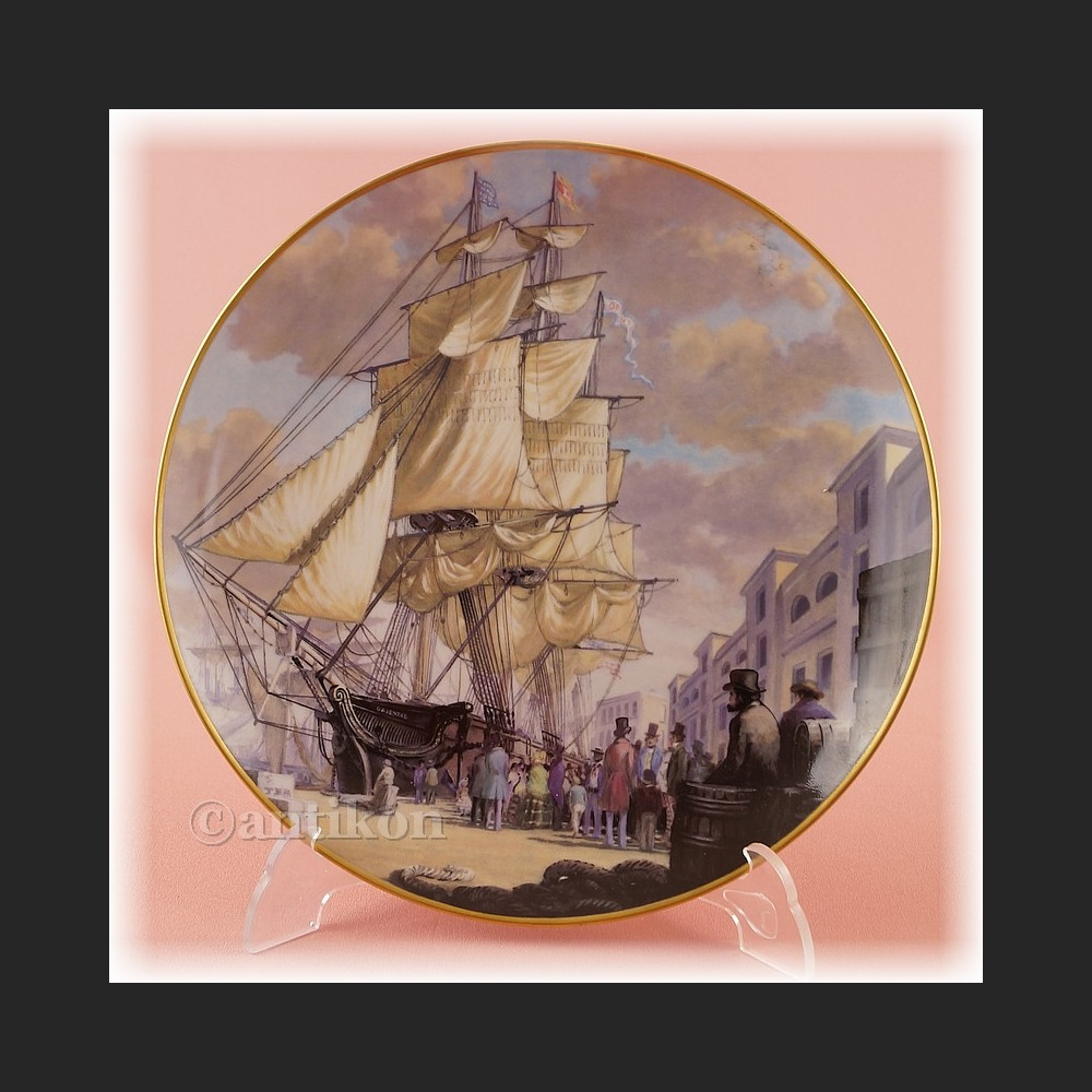 Żaglowce Franklin Mint talerze kolekcjonerskie 12 sztuk