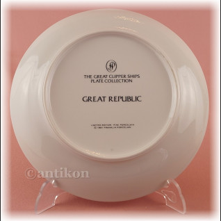 Żaglowce Franklin Mint talerze kolekcjonerskie 12 sztuk