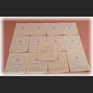 Żaglowce Franklin Mint talerze kolekcjonerskie 12 sztuk