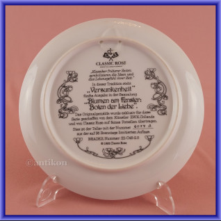 Ekskluzywna porcelana Rosenthal Kwiaty w oknie talerze kolekcjonerskie Ekskluzywna porcelana Rosenthal Kwiaty w oknie talerze kolekcjonerskie