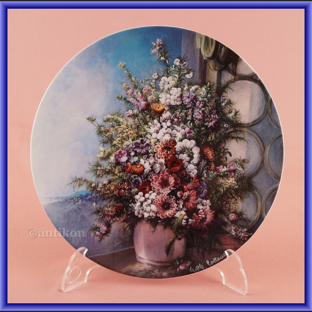 Ekskluzywna porcelana Rosenthal Kwiaty w oknie talerze kolekcjonerskie Ekskluzywna porcelana Rosenthal Kwiaty w oknie talerze kolekcjonerskie