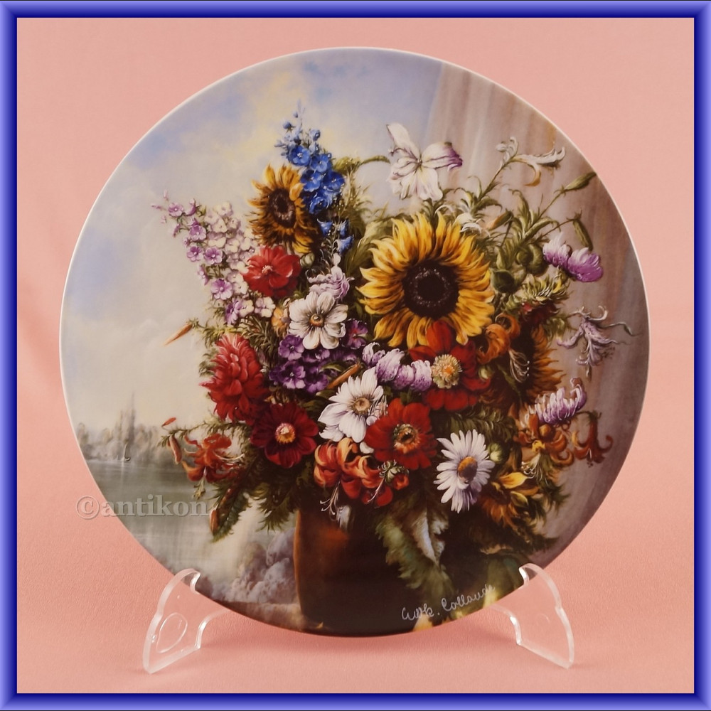 Ekskluzywna porcelana Rosenthal Kwiaty w oknie talerze kolekcjonerskie Ekskluzywna porcelana Rosenthal Kwiaty w oknie talerze kolekcjonerskie