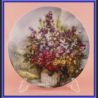 Ekskluzywna porcelana Rosenthal Kwiaty w oknie talerze kolekcjonerskie Ekskluzywna porcelana Rosenthal Kwiaty w oknie talerze kolekcjonerskie