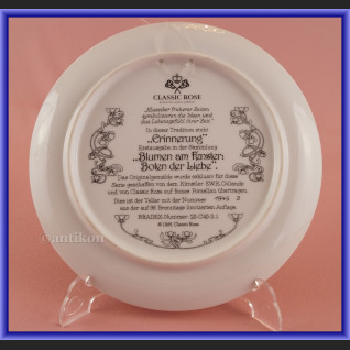 Ekskluzywna porcelana Rosenthal Kwiaty w oknie talerze kolekcjonerskie Ekskluzywna porcelana Rosenthal Kwiaty w oknie talerze kolekcjonerskie