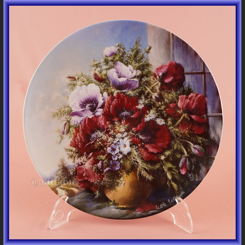 Ekskluzywna porcelana Rosenthal Kwiaty w oknie talerze kolekcjonerskie Ekskluzywna porcelana Rosenthal Kwiaty w oknie talerze kolekcjonerskie