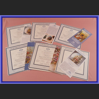 Ekskluzywna porcelana Rosenthal Kwiaty w oknie talerze kolekcjonerskie Ekskluzywna porcelana Rosenthal Kwiaty w oknie talerze kolekcjonerskie