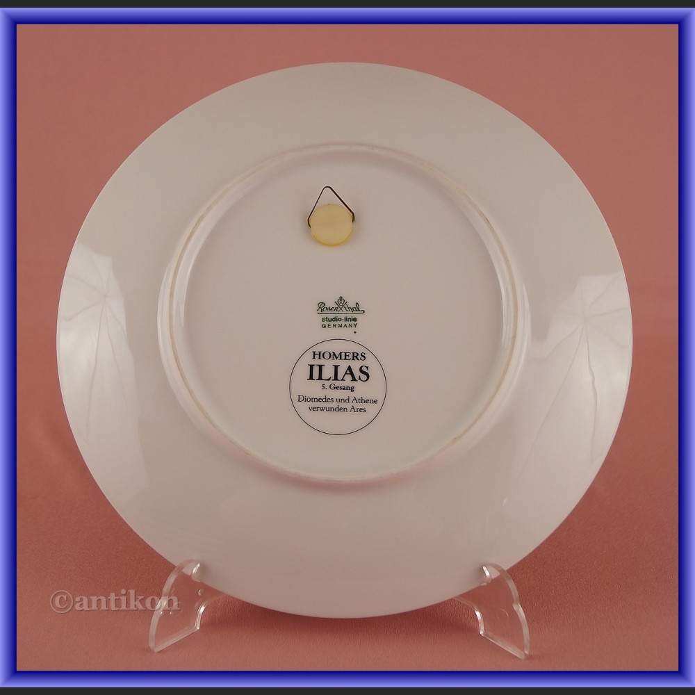 Ekskluzywne talerze kolekcjonerskie Rosenthal Iliada Homer Ekskluzywne talerze kolekcjonerskie Rosenthal Iliada Homer