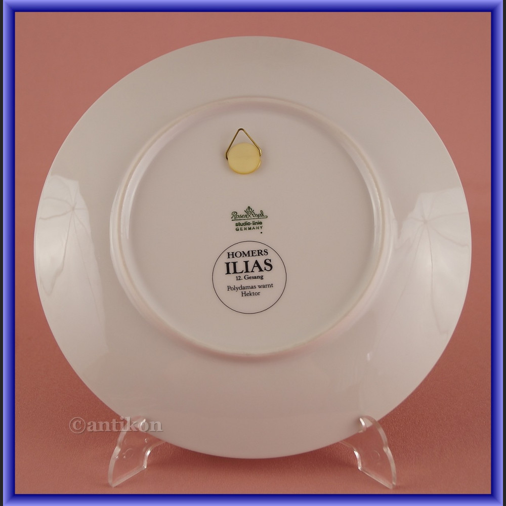 Ekskluzywne talerze kolekcjonerskie Rosenthal Iliada Homer Ekskluzywne talerze kolekcjonerskie Rosenthal Iliada Homer