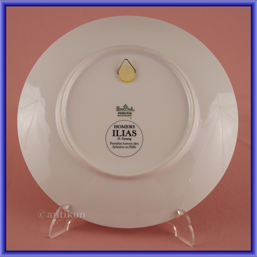 Ekskluzywne talerze kolekcjonerskie Rosenthal Iliada Homer Ekskluzywne talerze kolekcjonerskie Rosenthal Iliada Homer