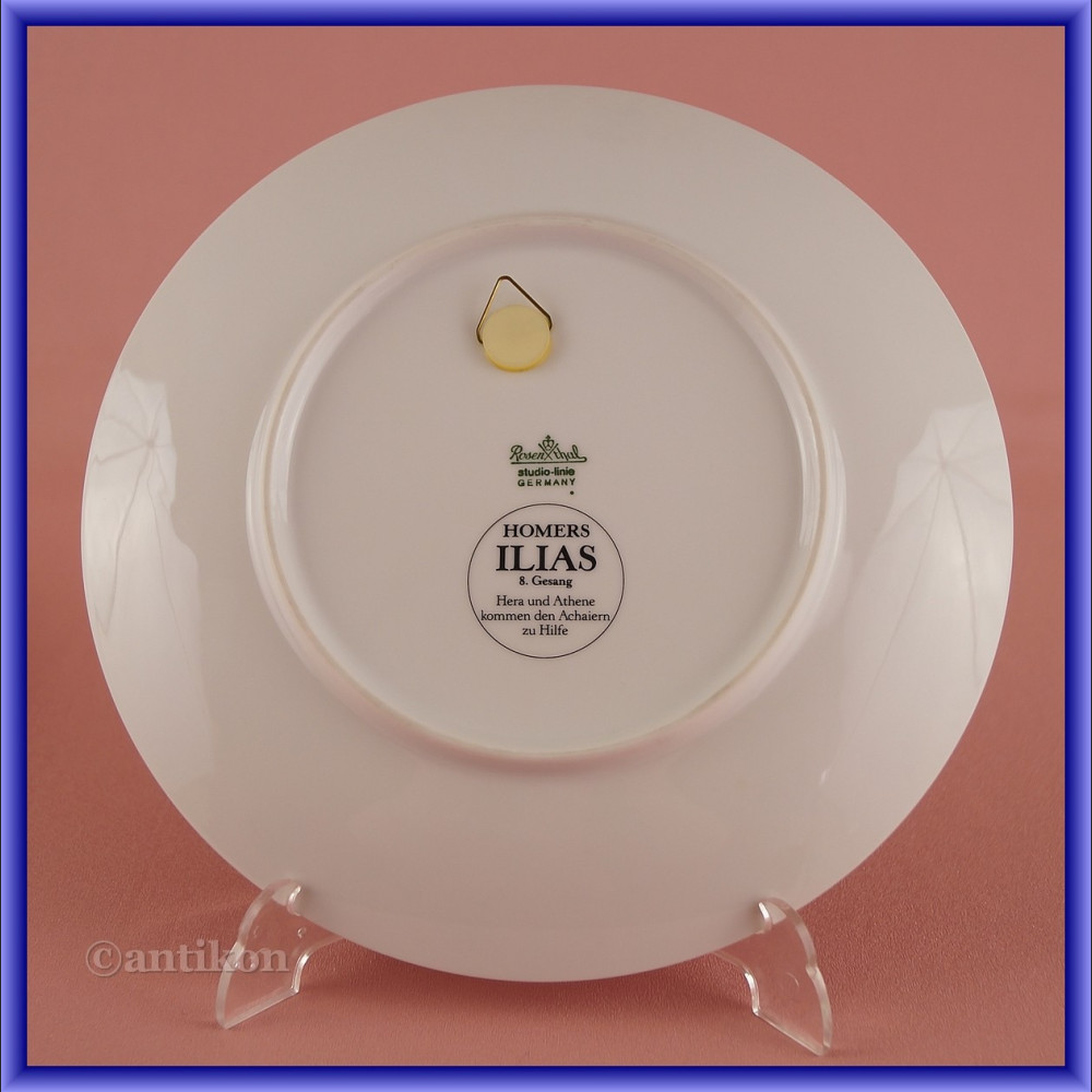 Ekskluzywne talerze kolekcjonerskie Rosenthal Iliada Homer Ekskluzywne talerze kolekcjonerskie Rosenthal Iliada Homer