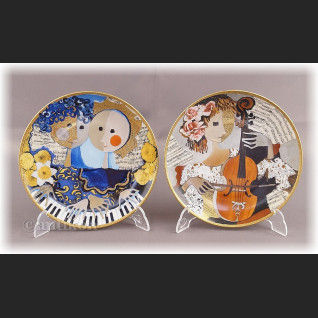 Talerz kolekcjonerski Hutschenreuter Weseli Muzykańci cała kolekcja Talerz kolekcjonerski Hutschenreuter Weseli Muzykańci cała kolekcja