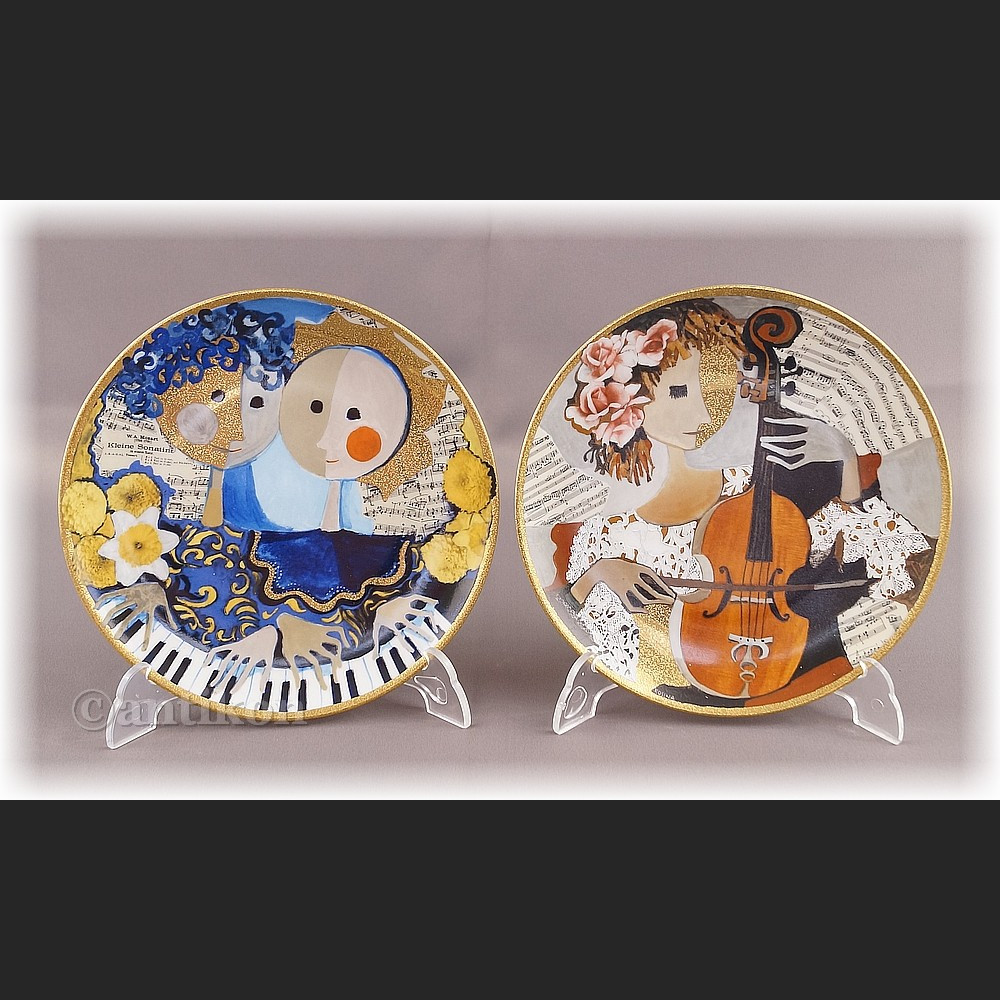 Talerz kolekcjonerski Hutschenreuter Weseli Muzykańci cała kolekcja Talerz kolekcjonerski Hutschenreuter Weseli Muzykańci cała kolekcja