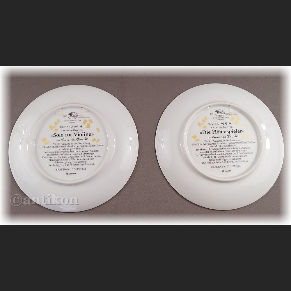 Talerz kolekcjonerski Hutschenreuter Weseli Muzykańci cała kolekcja Talerz kolekcjonerski Hutschenreuter Weseli Muzykańci cała kolekcja