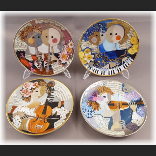 Talerz kolekcjonerski Hutschenreuter Weseli Muzykańci cała kolekcja Talerz kolekcjonerski Hutschenreuter Weseli Muzykańci cała kolekcja