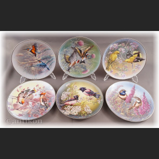Skarby świata ptaków talerz kolekcjonerski cała seria Rosenthal