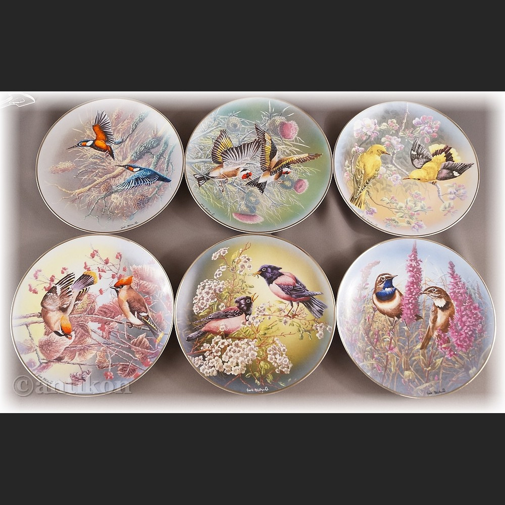 Skarby świata ptaków talerz kolekcjonerski cała seria Rosenthal Skarby świata ptaków talerz kolekcjonerski cała seria Rosenthal