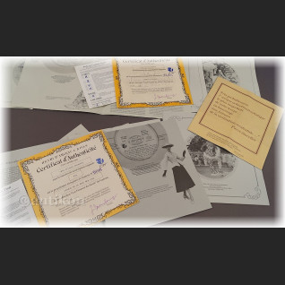 Paryska moda Limoges talerze kolekcjonerskie 12 sztuk 