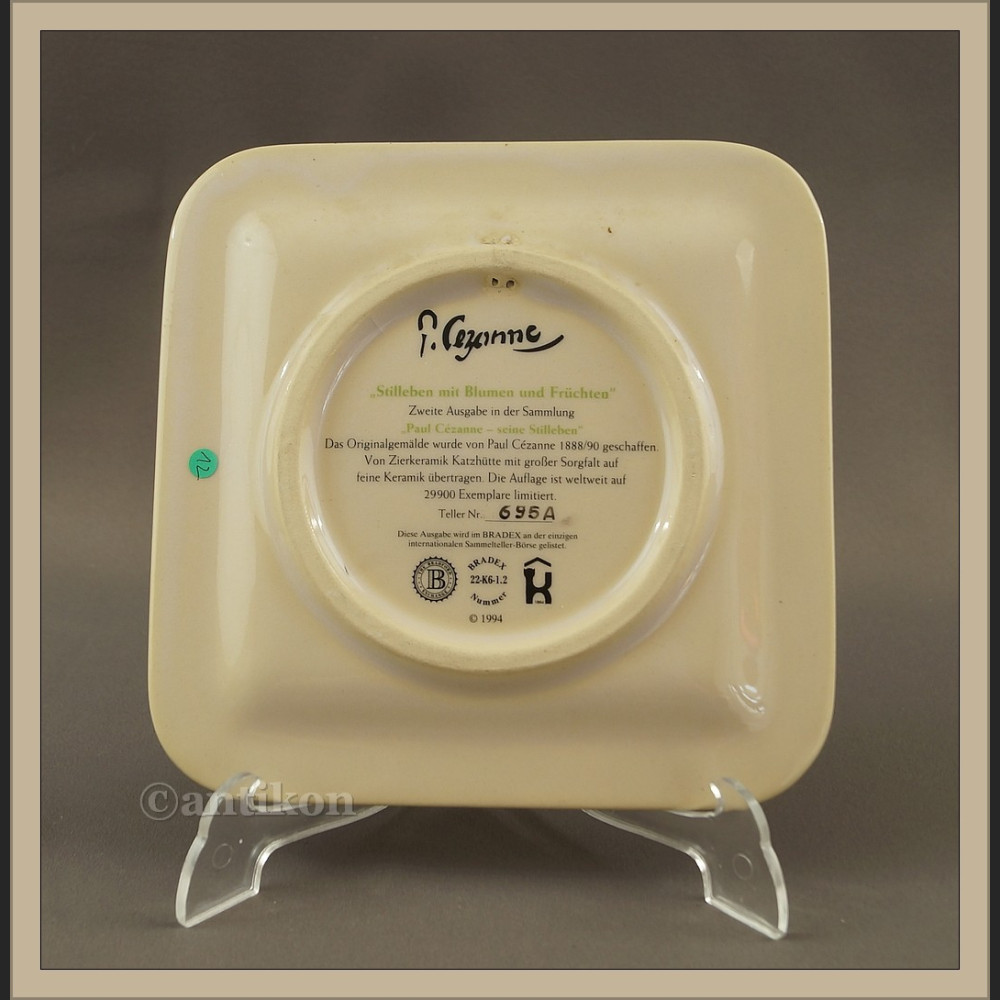  Martwa natura Cezanne  Talerz kolekcjonerski