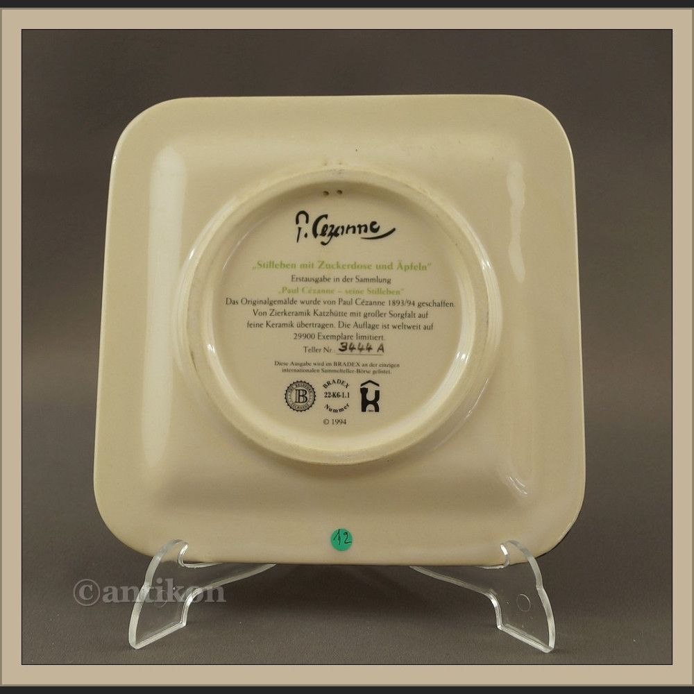  Martwa natura Paul Cezanne  Talerz kolekcjonerski