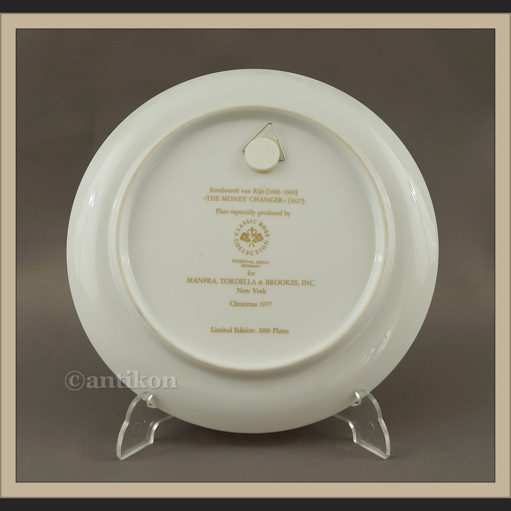 Talerz kolekcjonerski Rosenthal Rembrandt