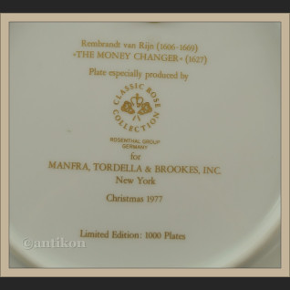 Talerz kolekcjonerski Rosenthal Rembrandt