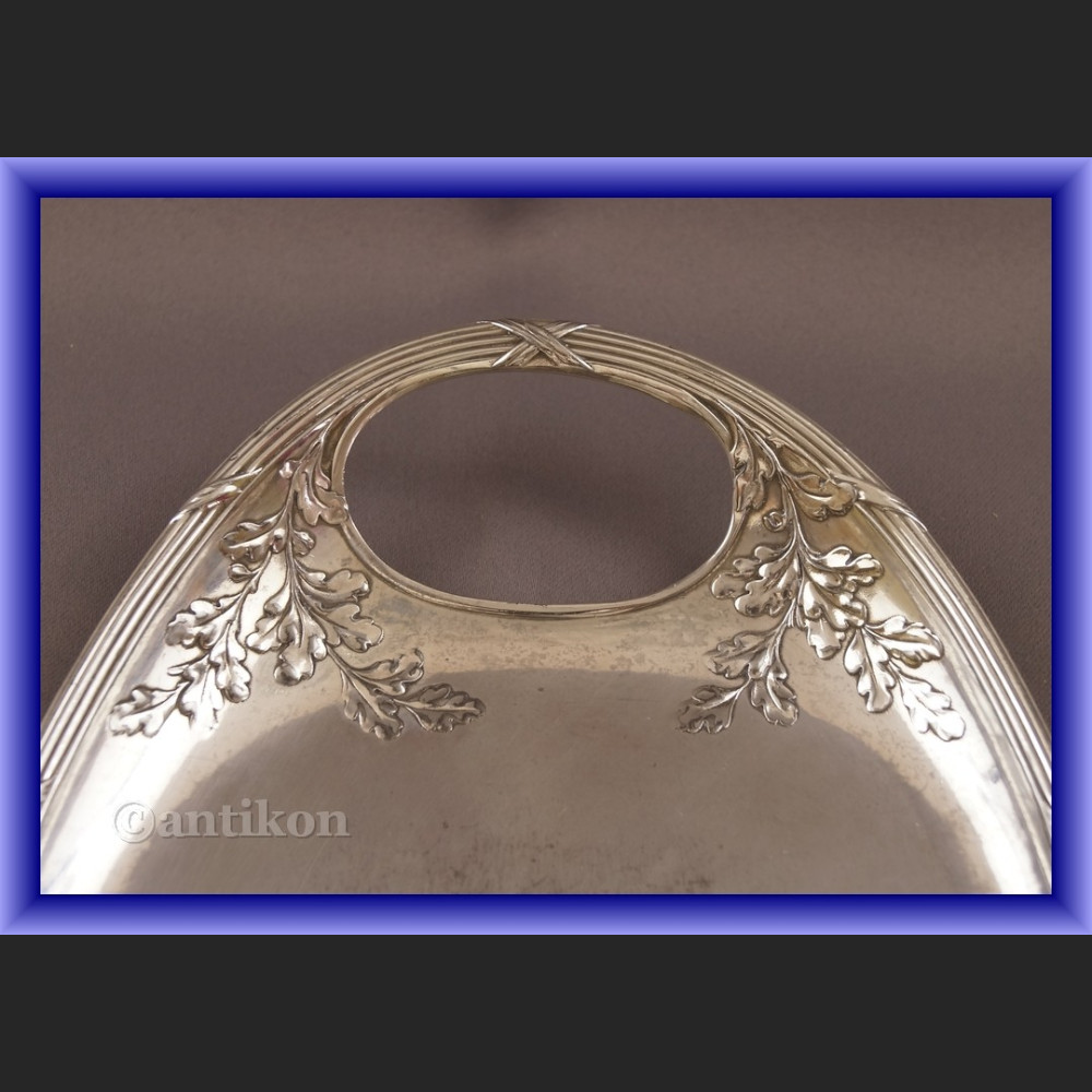 Patera taca Christofle posrebrzana piękna Francja z XIX w Patera taca Christofle posrebrzana piękna Francja z XIX w