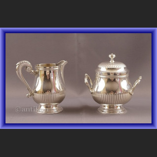 Christofle cukierniczk i mlecznik piekny zestaw Christofle cukierniczk i mlecznik piekny zestaw