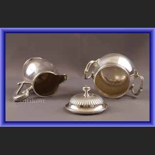 Christofle cukierniczk i mlecznik piekny zestaw Christofle cukierniczk i mlecznik piekny zestaw