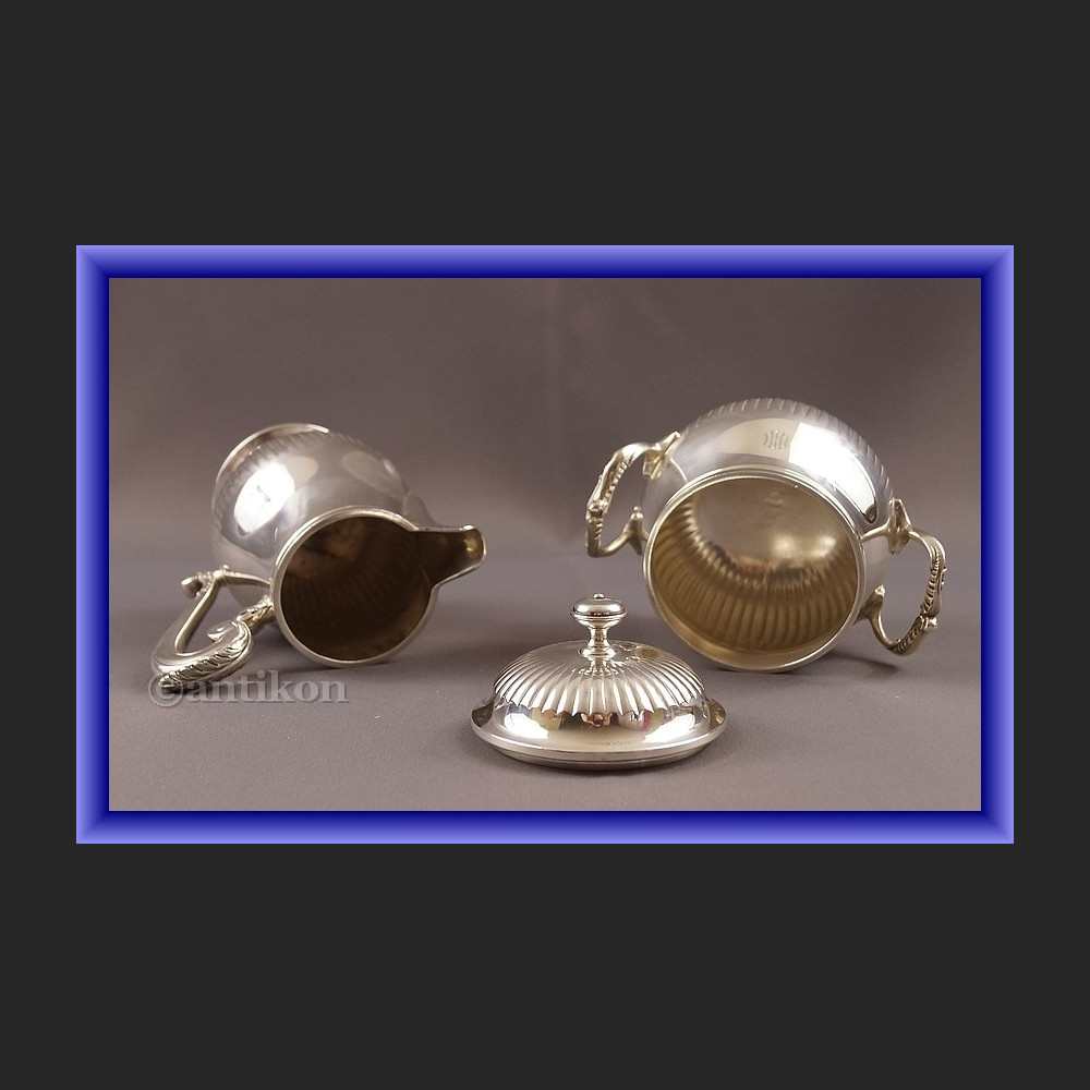 Christofle cukierniczk i mlecznik piekny zestaw Christofle cukierniczk i mlecznik piekny zestaw