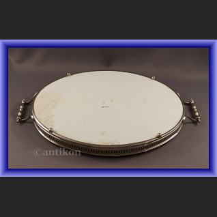 Wmf secesyjna duża taca z kwiatami Wmf secesyjna duża taca z kwiatami