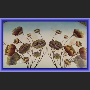 Wmf secesyjna duża taca z kwiatami Wmf secesyjna duża taca z kwiatami