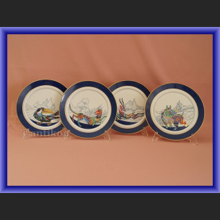 Rarytas Rosenthal Fantastyczna Fauna komplet talerzy kolekcjonerskich 