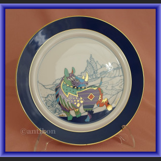 Rarytas Rosenthal Fantastyczna Fauna komplet talerzy kolekcjonerskich 