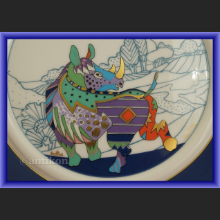 Rarytas Rosenthal Fantastyczna Fauna komplet talerzy kolekcjonerskich 