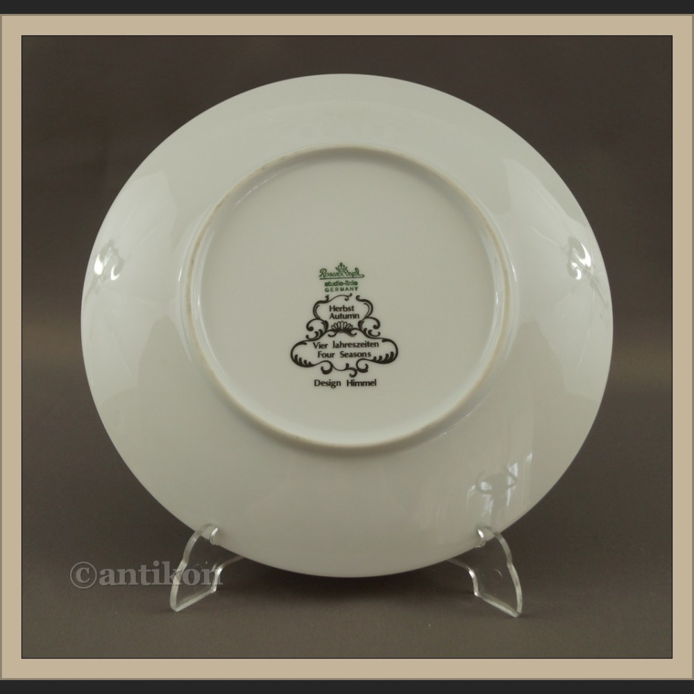 Talerz kolekcjonerski Rosenthal Jesień cztery pory roku