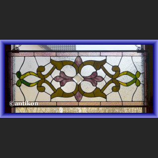Witraż okienny secesyjny do okna szklany Witraż okienny secesyjny do okna szklany