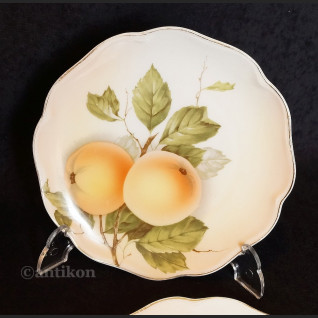 Porcelana Rosenthal uroczy komplet 6 talerzy z owocami Madeleine Porcelana Rosenthal uroczy komplet 6 talerzy z owocami Madeleine