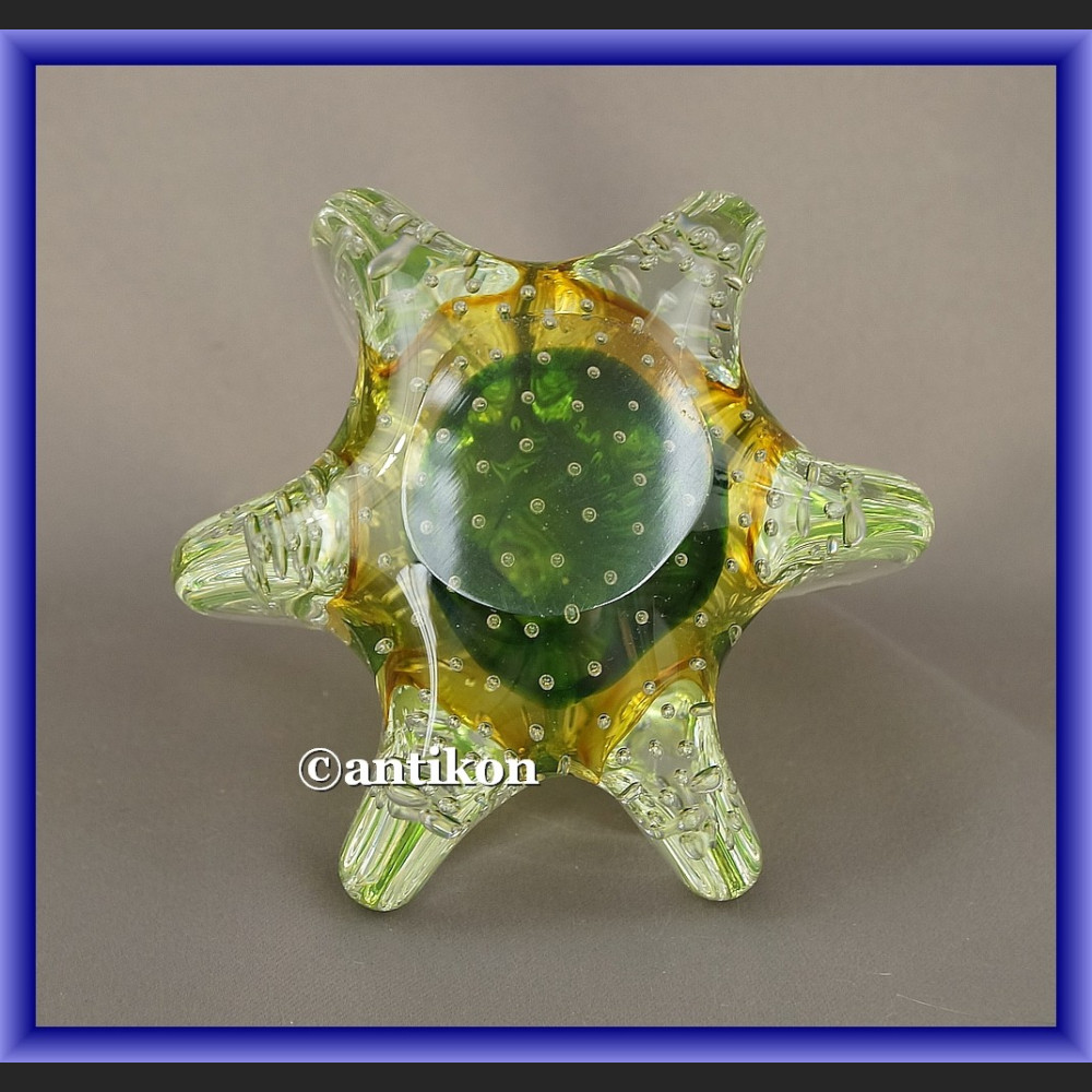 Przycisk do papieru szklany dekoracyjne szkło z Murano