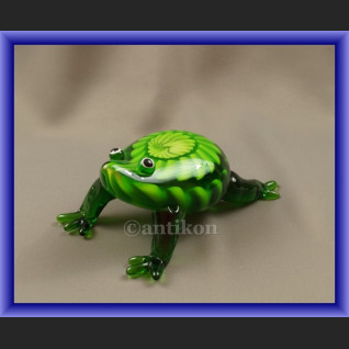 Dekoracyjne szkło z Murano szklana żaba na szczęście