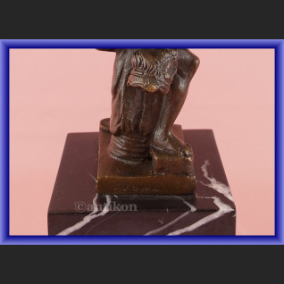 Figurka z brązu mityczni zapaśnicy Herkules