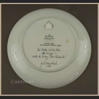 Talerz kolekcjonerski Rosenthal Pokój  Talerz kolekcjonerski Rosenthal Pokój