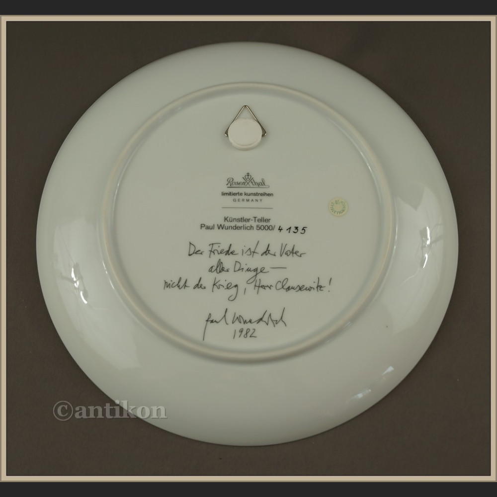 Talerz kolekcjonerski Rosenthal Pokój  Talerz kolekcjonerski Rosenthal Pokój