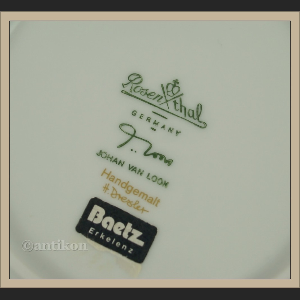 Patera Rosenthal ręcznie malowana 