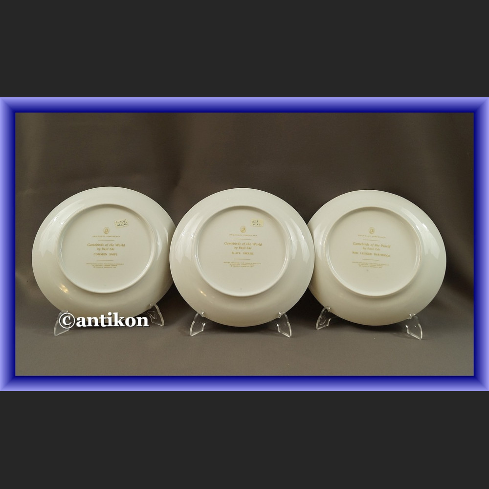 Limoges talerze kolekcjonerskie Ptaki Świata 12 sztuk Limoges talerze kolekcjonerskie Ptaki Świata 12 sztuk