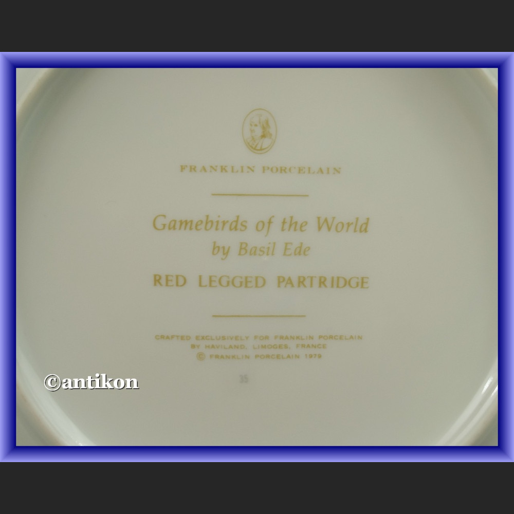 Limoges talerze kolekcjonerskie Ptaki Świata 12 sztuk Limoges talerze kolekcjonerskie Ptaki Świata 12 sztuk