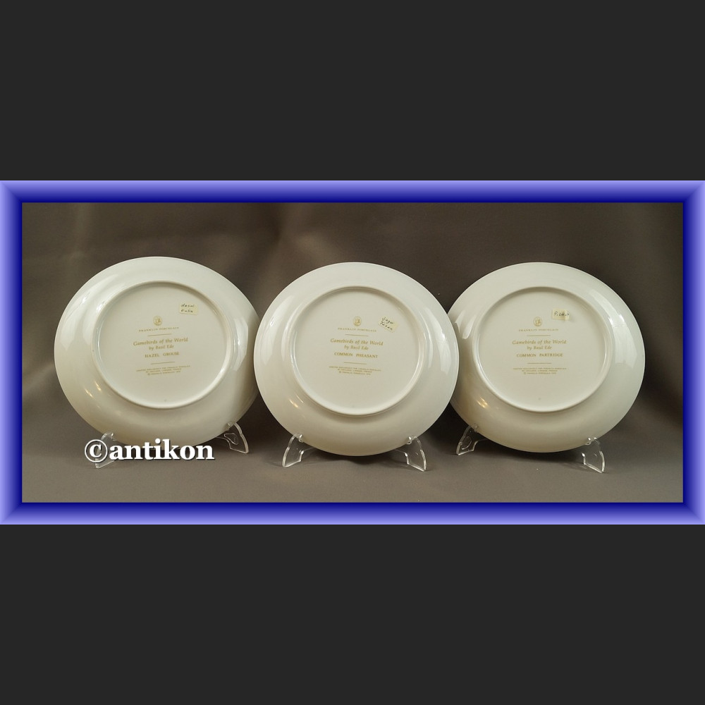 Limoges talerze kolekcjonerskie Ptaki Świata 12 sztuk Limoges talerze kolekcjonerskie Ptaki Świata 12 sztuk